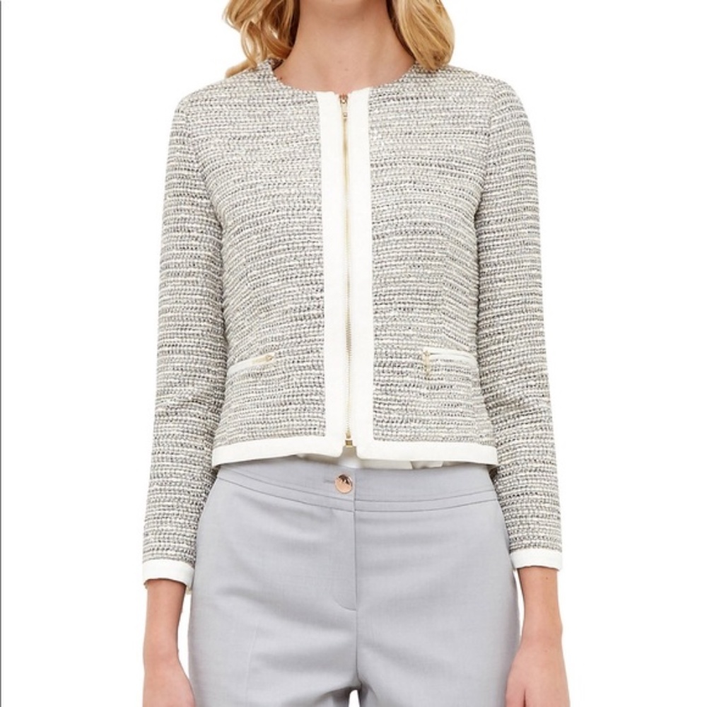 Ted Baker Cream & Silver Jacket